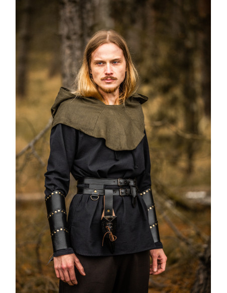 Gugel medievale in lino modello...