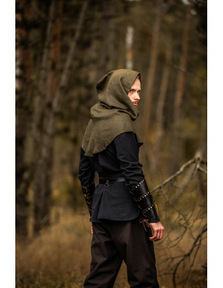 Gugel medievale in lino modello...