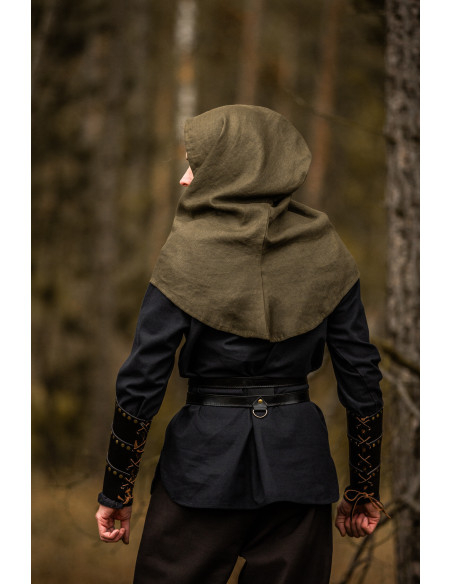 Gugel medievale in lino modello...