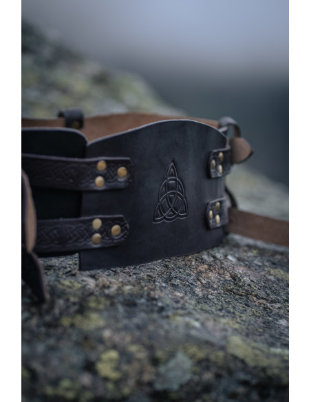 Cintura medievale Celtica in pelle...