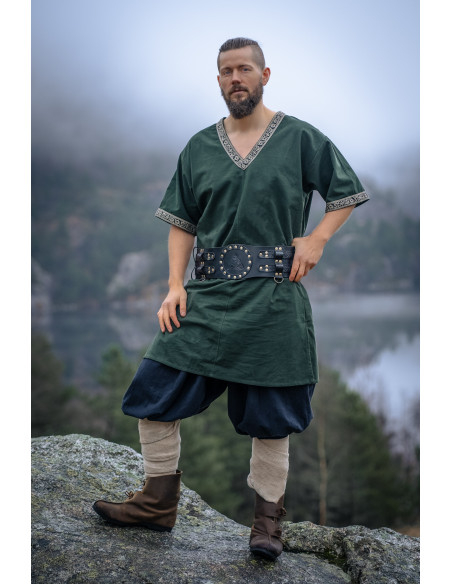 Cintura medievale Celtica in pelle...