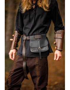 Borsa a marsupio medievale in pelle modello Albrecht,...