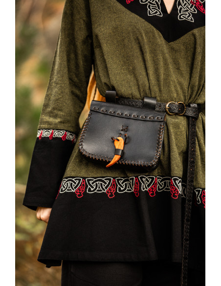 Borsa marsupio medievale in pelle...