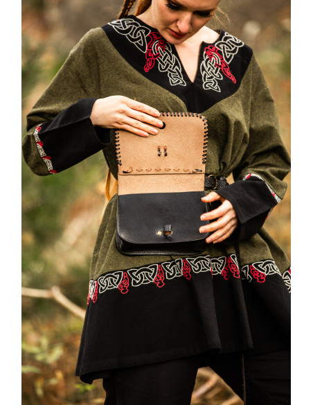 Borsa marsupio medievale in pelle...