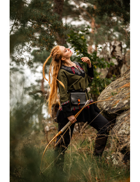 Borsa marsupio medievale in pelle...