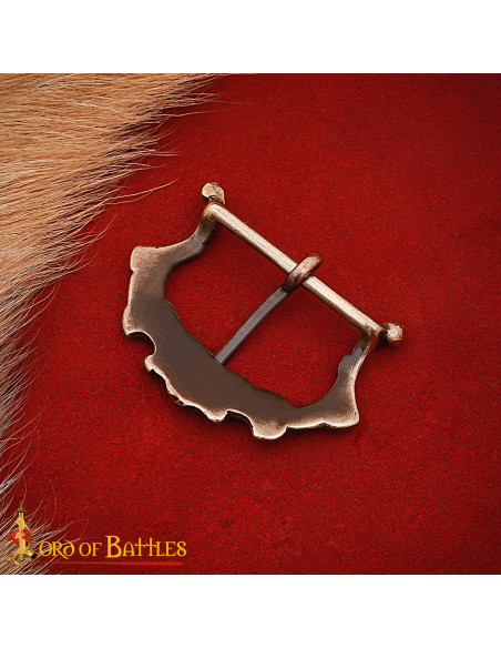 Fibbia nordica in bronzo, finitura...