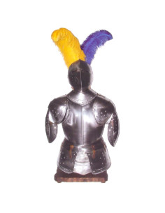 Busto di armatura medievale