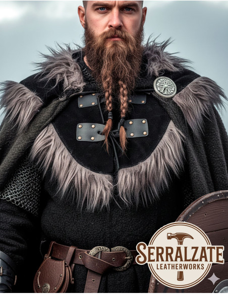 Gorjal Evaristo Pelerine nero con...