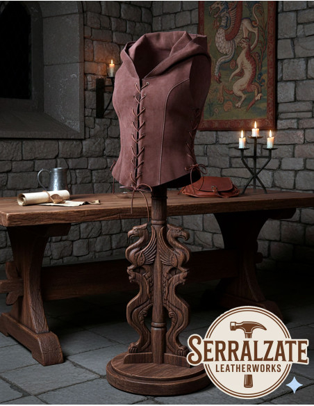 Gilet da archer medievale da donna in...