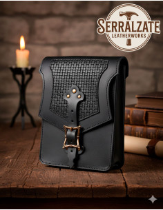 Borsa a tracolla medievale in pelle modello Jabardo,...