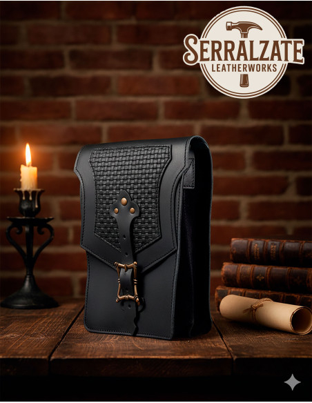 Borsa a tracolla medievale in pelle...