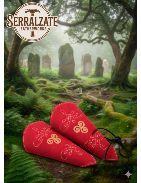 Bracciali da arciere in pelle...