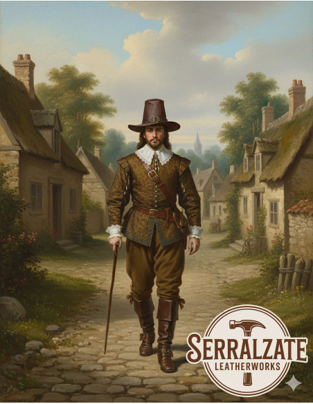 Cappello del mago oscuro in pelle...