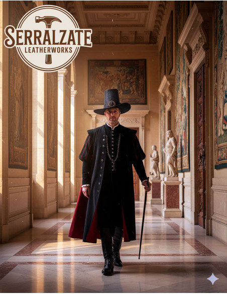 Cappello del mago oscuro in pelle...