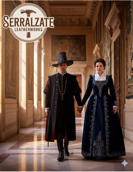 Cappello del mago oscuro in pelle...