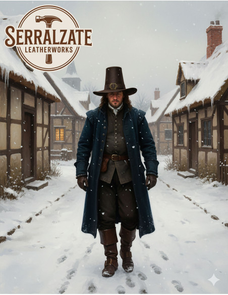 Cappello del mago oscuro in pelle...