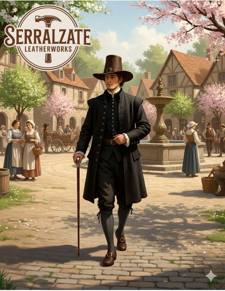 Cappello del mago oscuro in pelle...