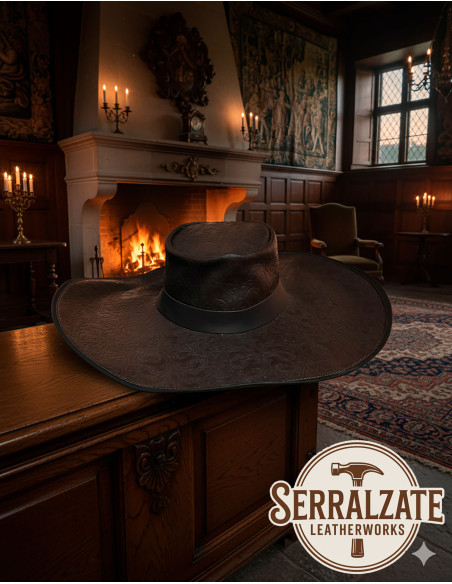 Cappello medievale in pelle Deluxe...