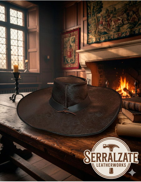 Cappello medievale in pelle Deluxe...