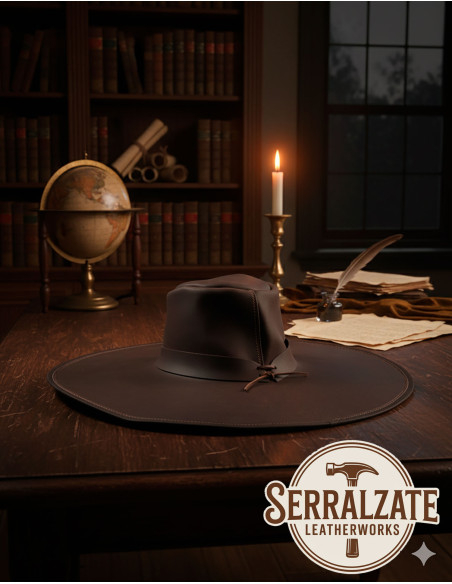 Cappello medievale in pelle modello...