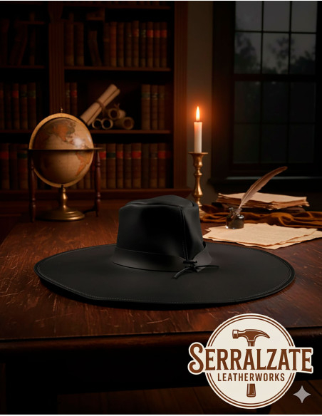 Cappello medieval in pelle modello...