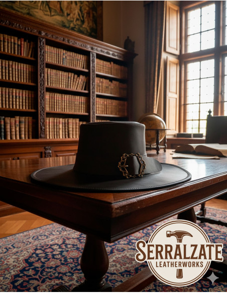 Cappello medievale in pelle modello...