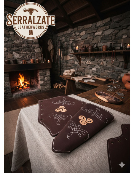 Bracciali da arciere in pelle...