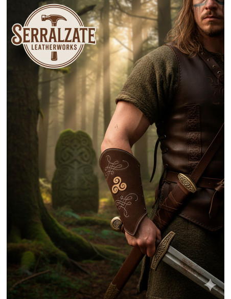 Bracciali da arciere in pelle...