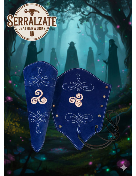 Bracciali da arciere in pelle...