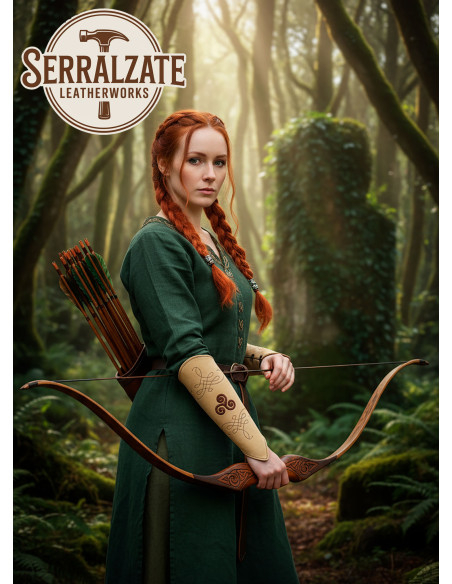 Bracciali da arciere in pelle...