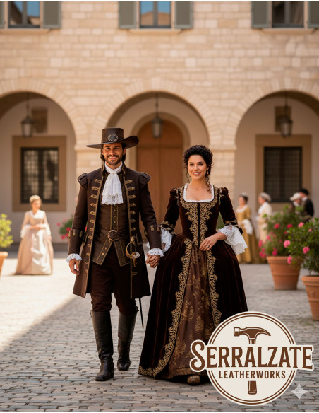 Cappello medievale in cuoio Deluxe...