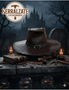 Cappello Deluxe non ufficiale Van Helsing in pelle,...