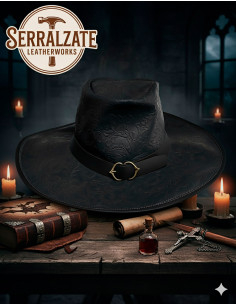 Cappello Deluxe non ufficiale Van Helsing in pelle,... 2