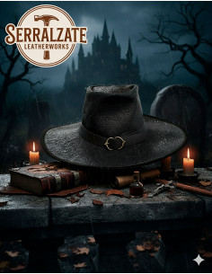 Cappello Deluxe non ufficiale Van Helsing in pelle,...