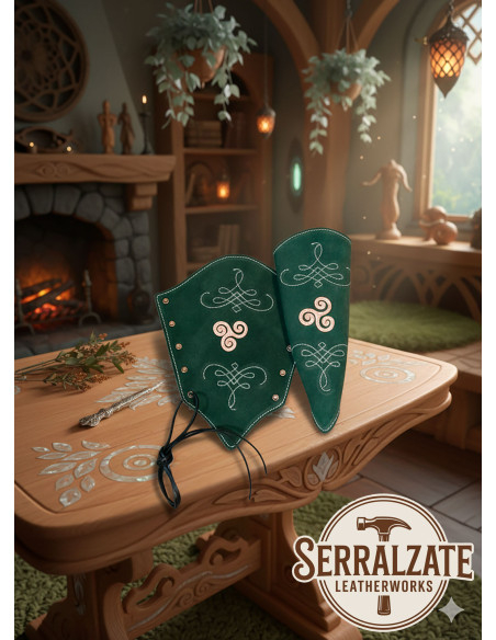 Bracciali da arciere in pelle...