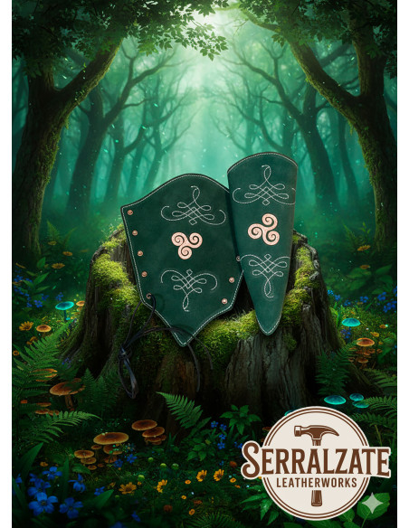 Bracciali da arciere in pelle...