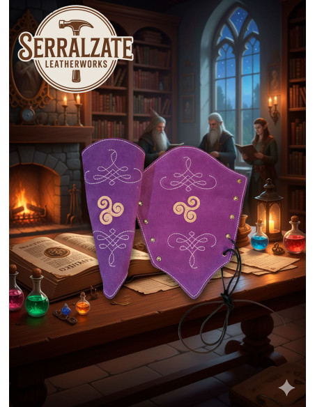 Bracciali da arciere in pelle...