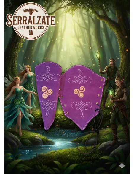 Bracciali da arciere in pelle...