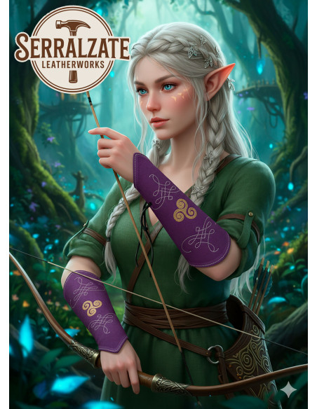 Bracciali da arciere in pelle...