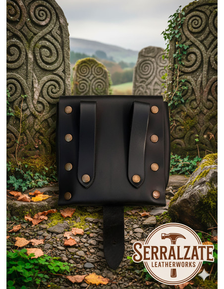 Borsa limosnera del Druido in nero