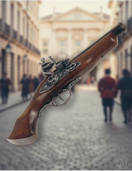 Pistola bresciana a pietra focaia...