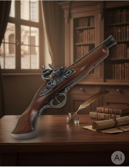 Pistola bresciana a pietra focaia...