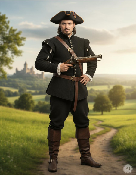 Pistola francese a pietra focaia...