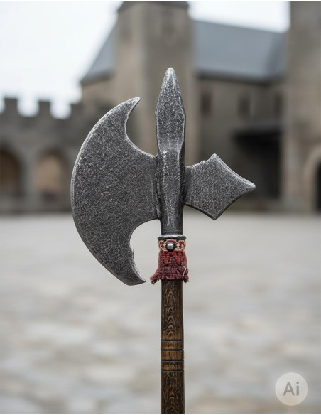 Ascia medievale decorativa, media...