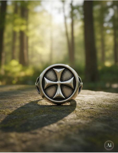 Anello Croce Templare