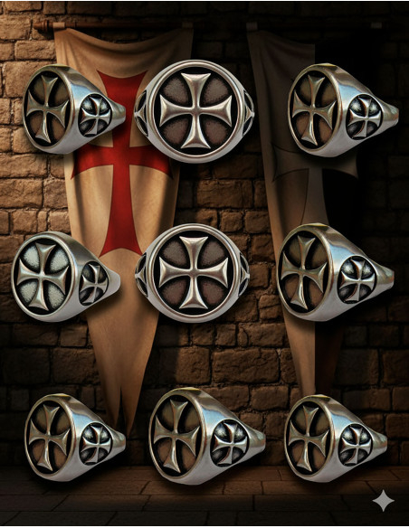 Anello Croce Templare