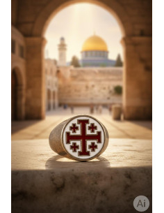 Anello croce templare