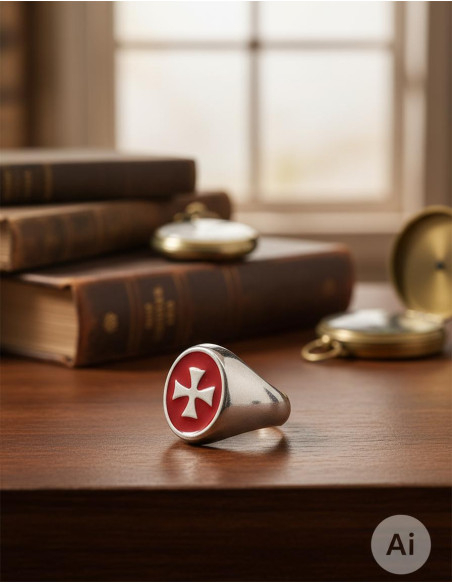 Anello da donna Croce Templare
