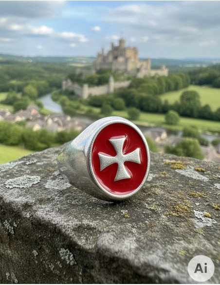 Anello da donna Croce Templare