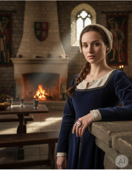 Anello da donna Croce Templare